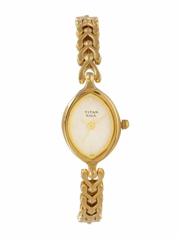 Titan Women White Dial Watch