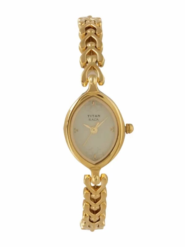 Titan Women Cream Watch