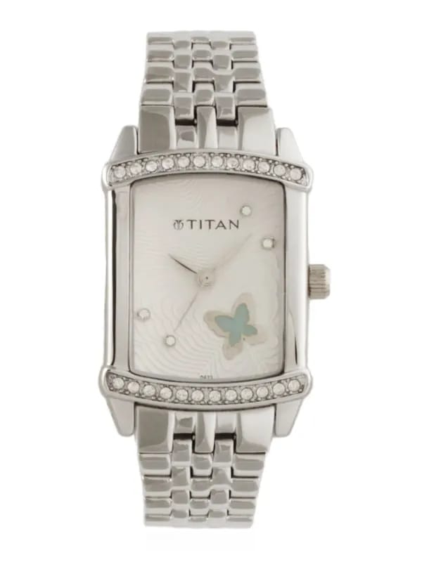 Titan Women White Dial Watch