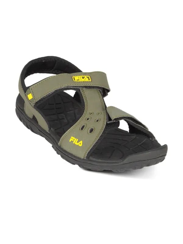 Fila Men Obsidian Olive Sandal