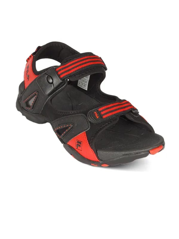 Fila Men Motor Sports Black Red Sandal