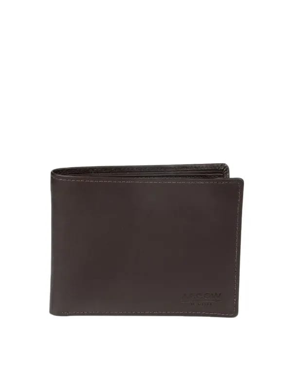 Arrow Men Brown Leather Wallet
