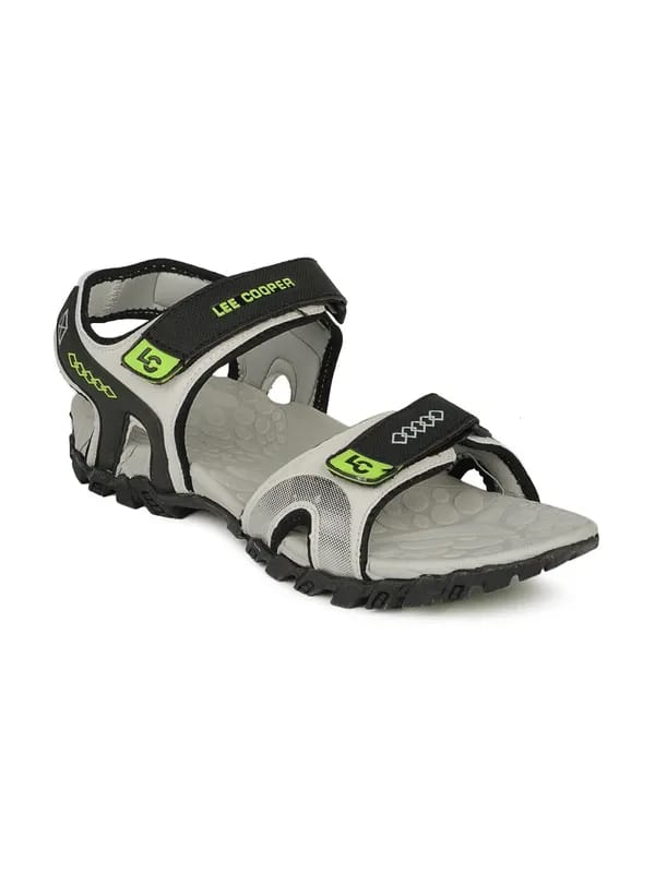 Lee Cooper Men Black & Beige Sandals