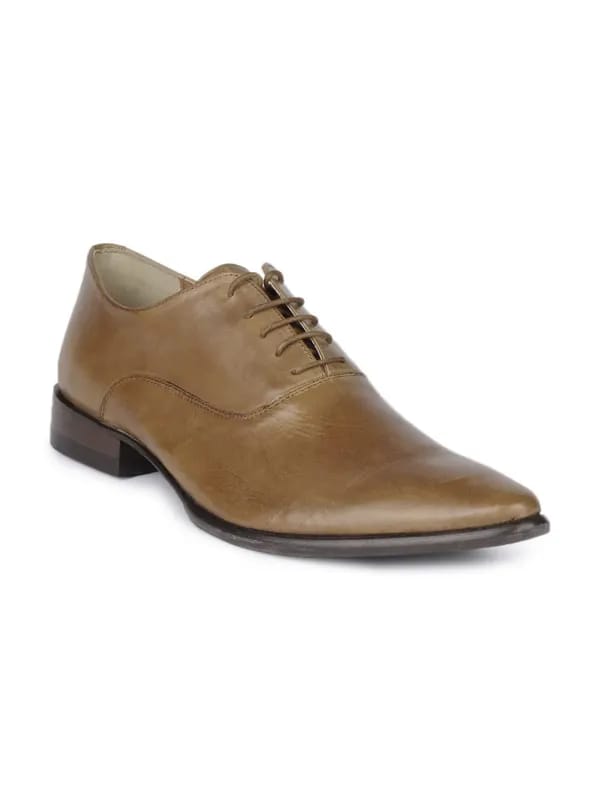 Carlton London Brown Formal Oxfords