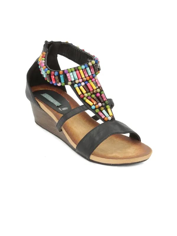 Catwalk Women Black Wedges
