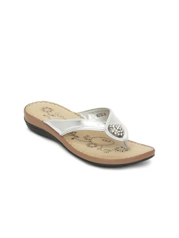 Catwalk Women Silver Flats