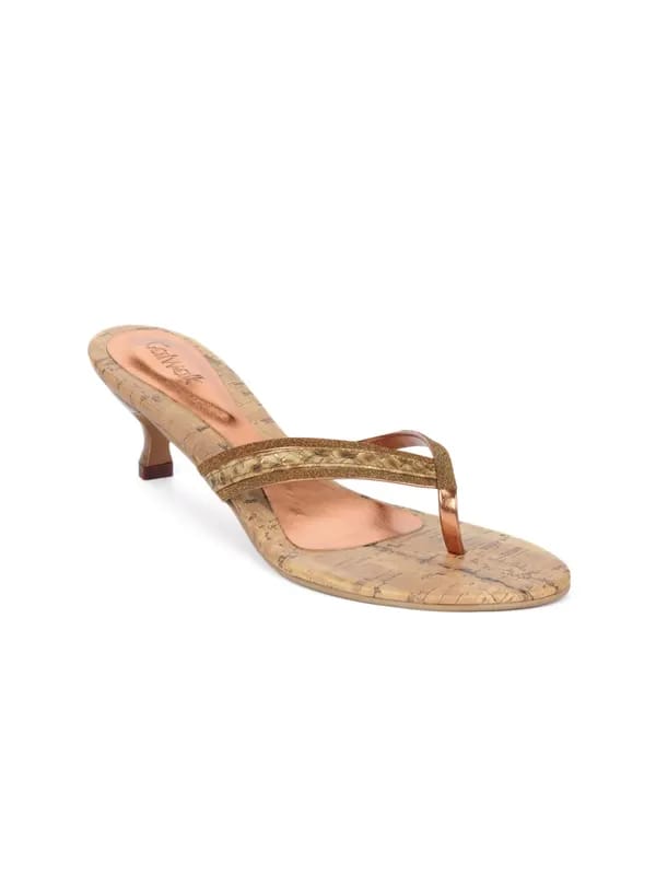 Catwalk Women Bronze Heels