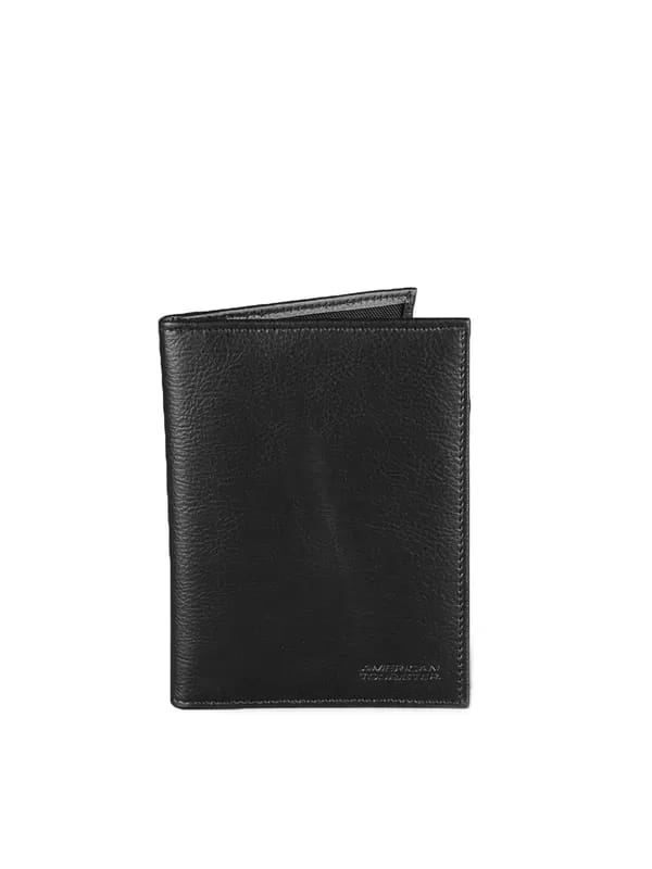 American Tourister Unisex Black Passport Holder