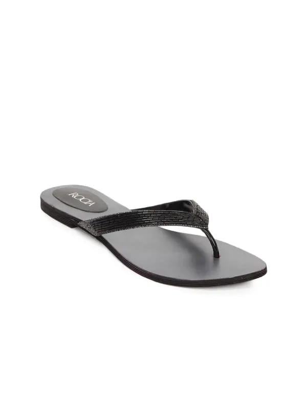 Rocia Women Black Sandals