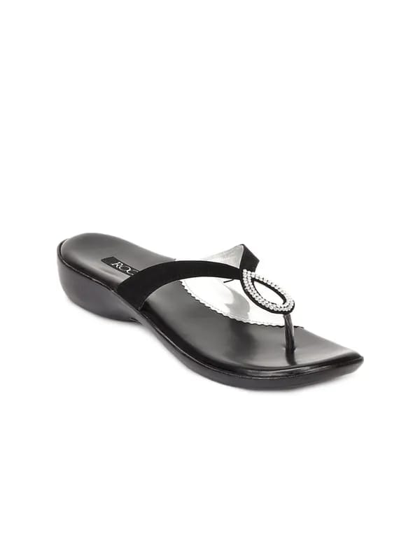 Rocia Women Black Sandals