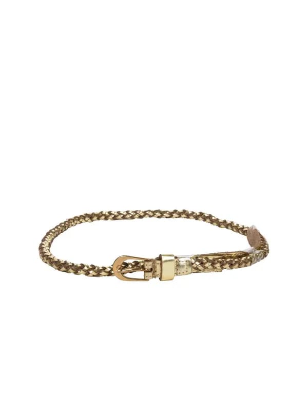 French Connection Women Golden Belt