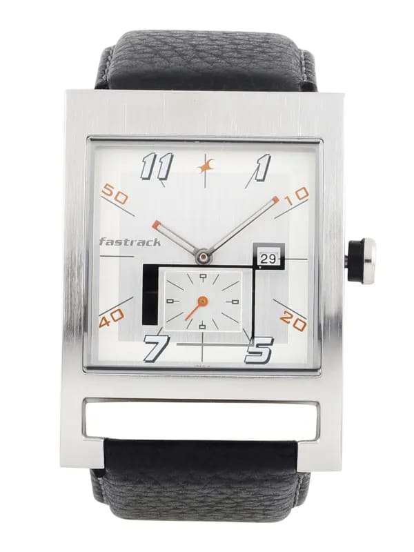 Fastrack Men Steel Dial Watch
