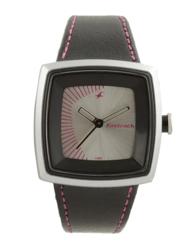 Fastrack Women Steel Dial Watch