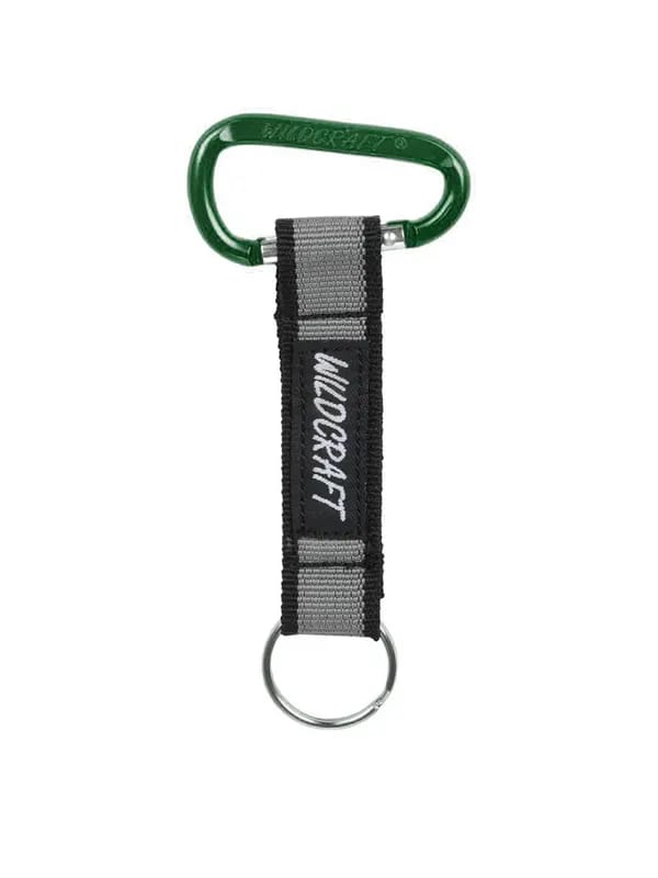Wildcraft Unisex Black & Grey Carabiner Key Chain