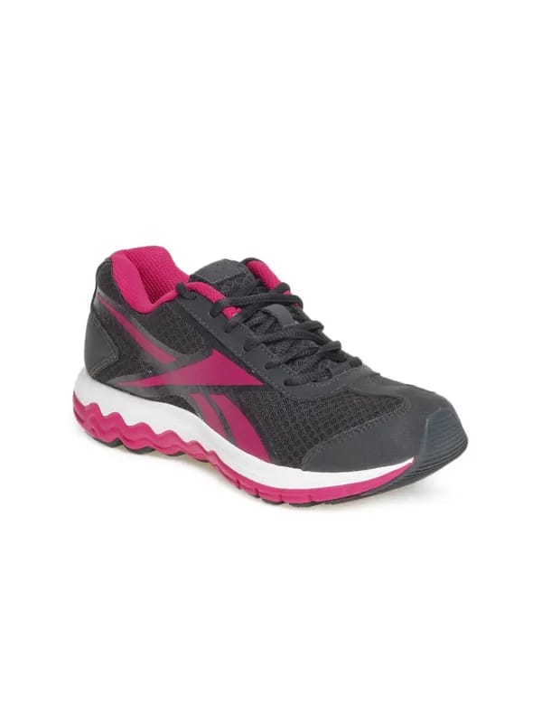 Reebok Women Charcoal Grey Fuel Techno Sports Shoes