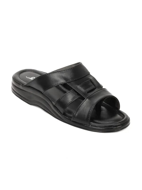 Coolers Men Black Sandals