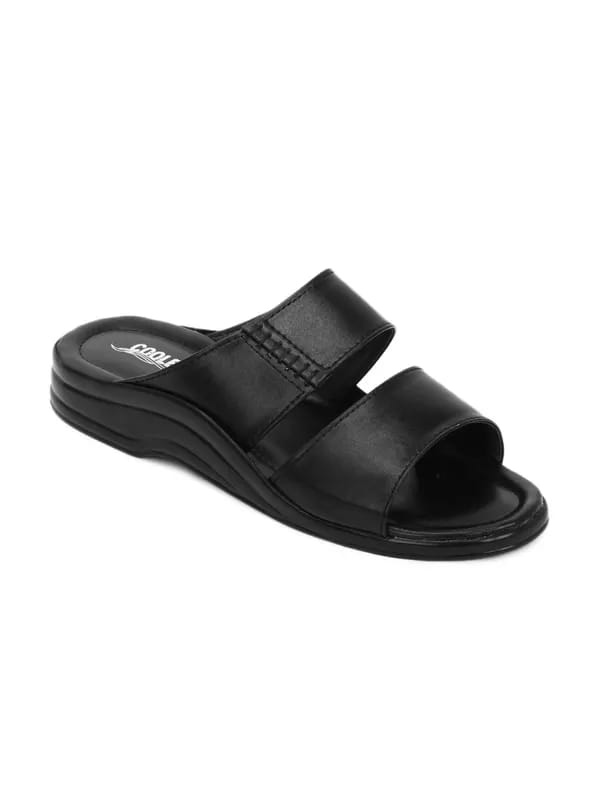 Coolers Men Black Sandals