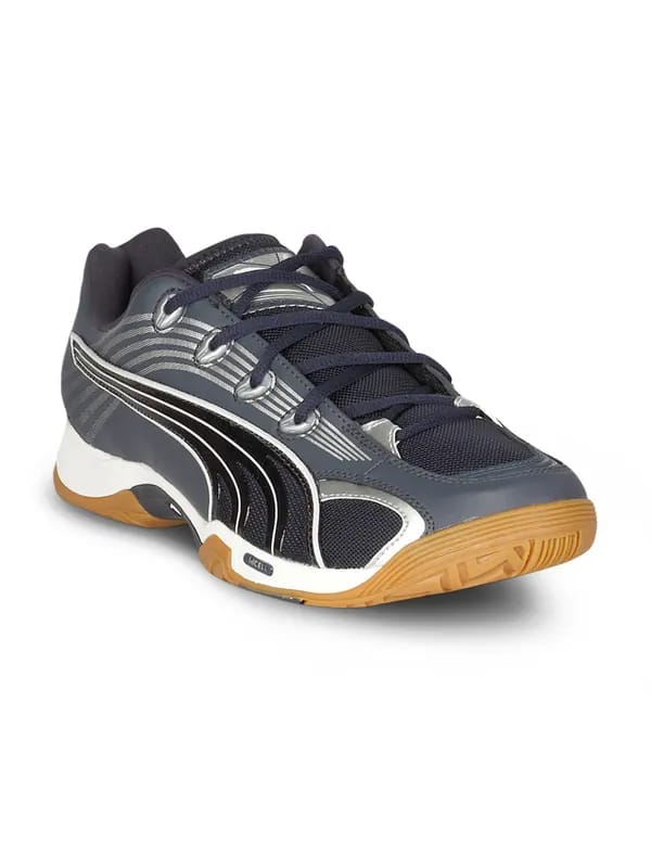 Puma Men's Vibrant Navy White Silver Shoe