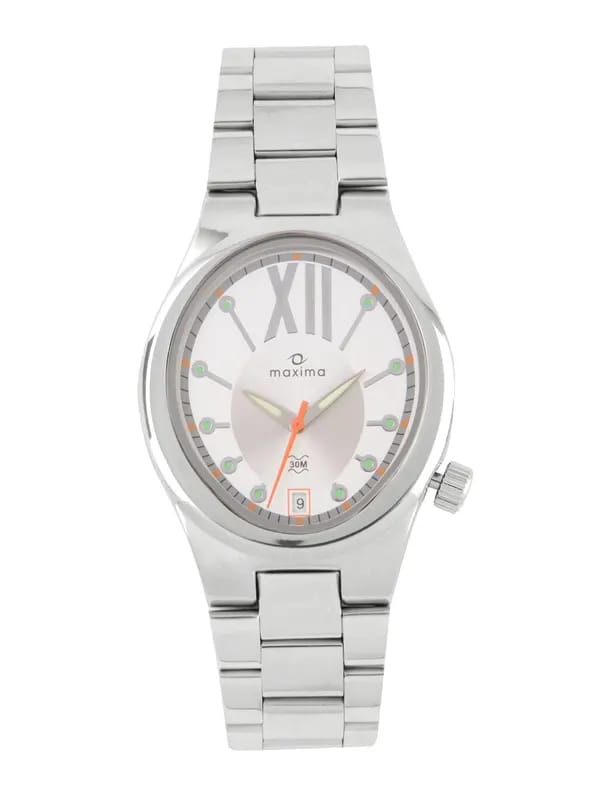 Maxima Attivo Men Silver Dial Watch