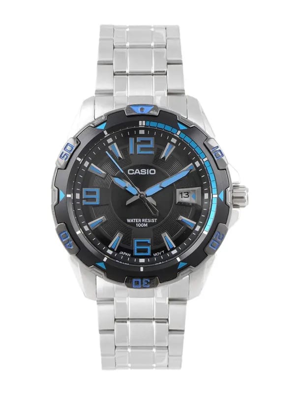 CASIO ENTICER Men Black Dial Analogue Watch A499