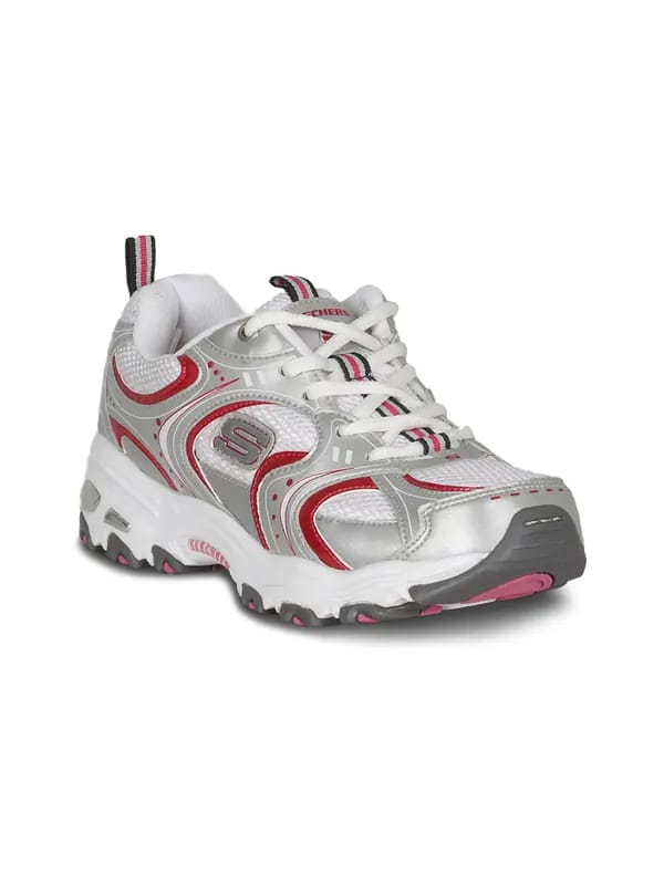 Skechers Women White and Pink Shoe