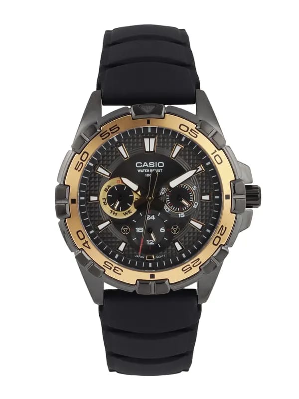 CASIO ENTICER Men Black Dial Watch A514 MTD-1069B-1A1VDF