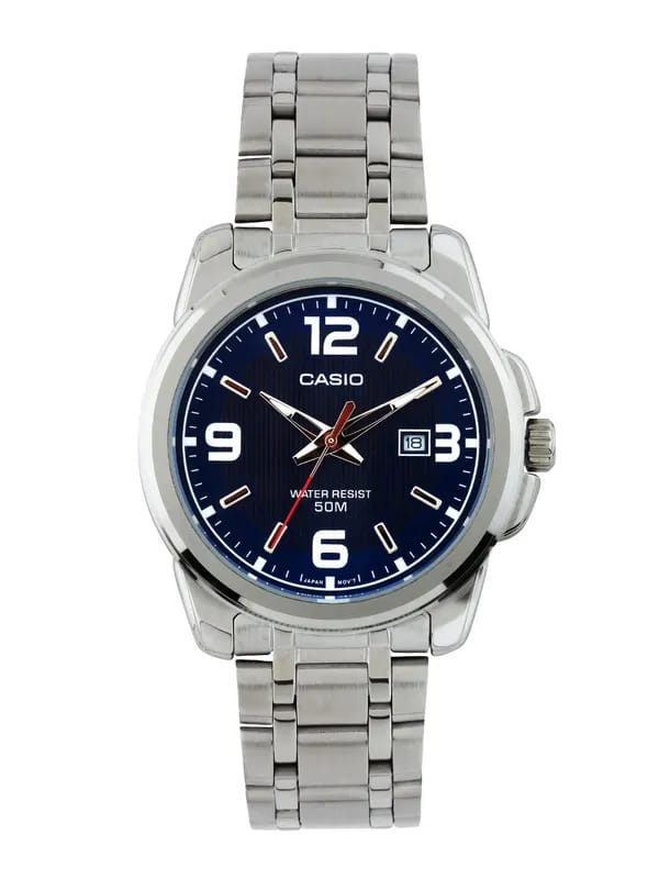 Casio Enticer Men Silver Analogue Watch MTP-1314D-2AVDF(A551)