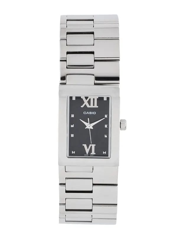 CASIO ENTICER Women Black Dial Analogue Watch A660