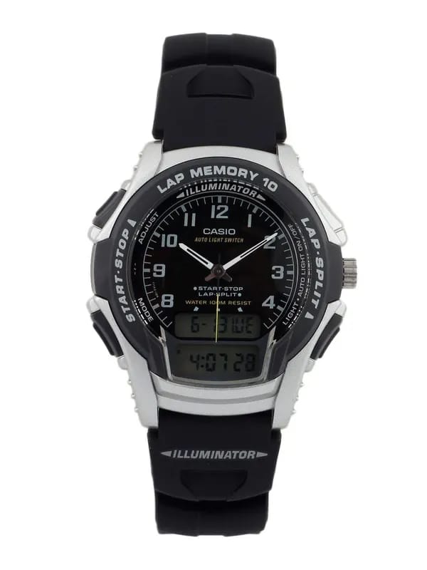 CASIO Men Black Analogue & Digital Watch AD94