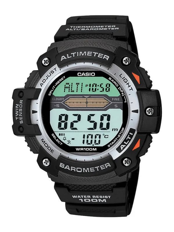 CASIO Outdoor Men Black Digital Watch SGW-300H-1AVDR S059