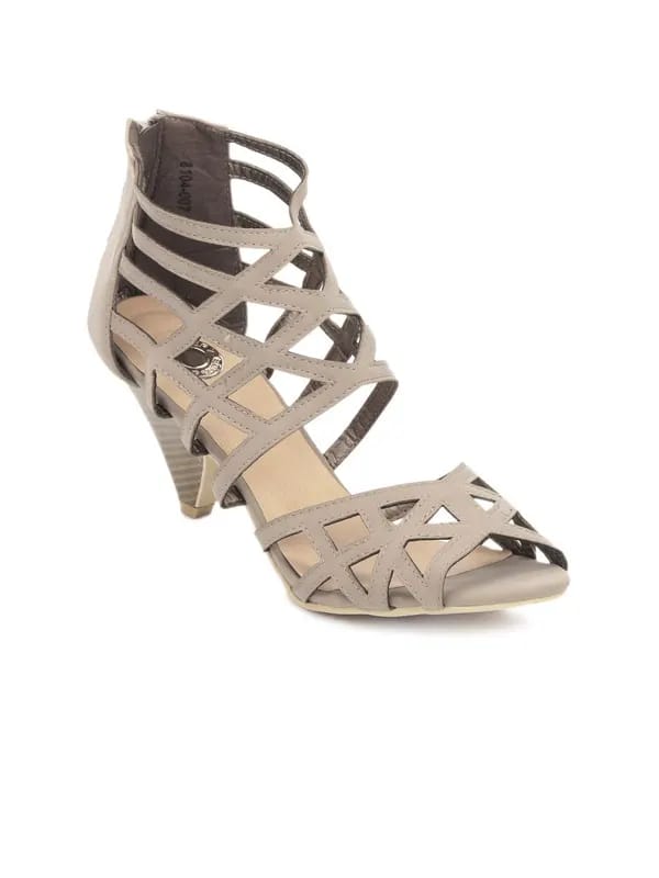 Cobblerz Women Khaki Sandals