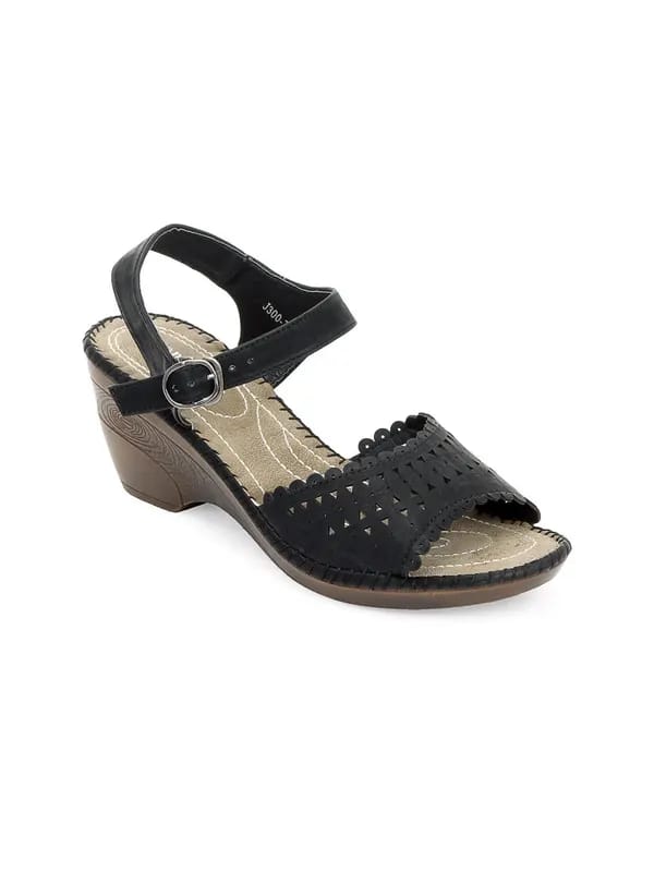 Cobblerz Women Black Sandals