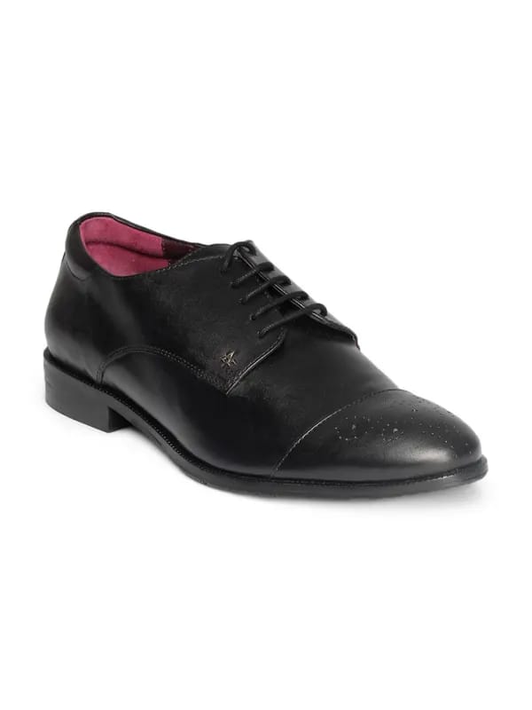 Arrow Men Black Formal Shoes