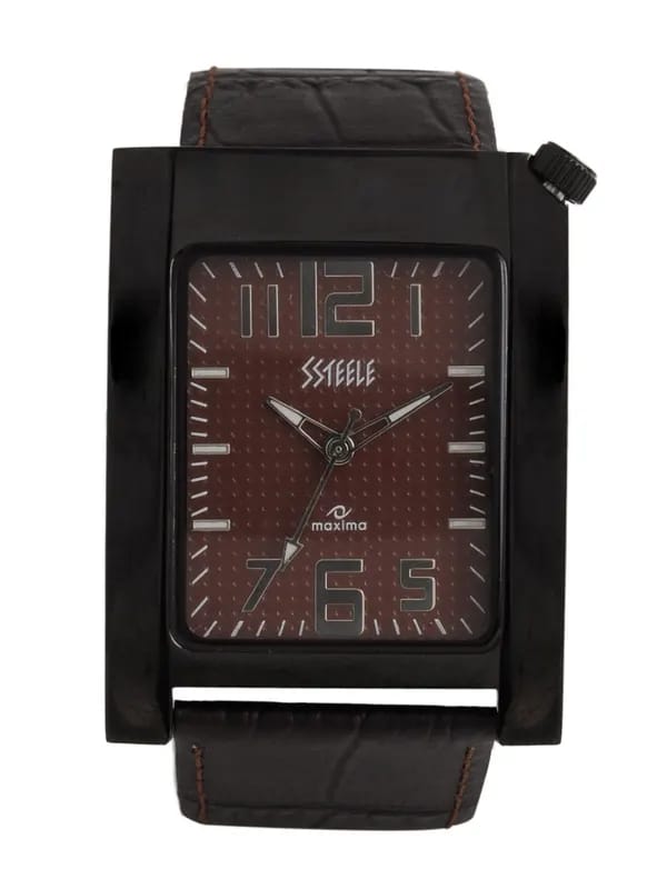 Maxima Men Brown Dial Watch