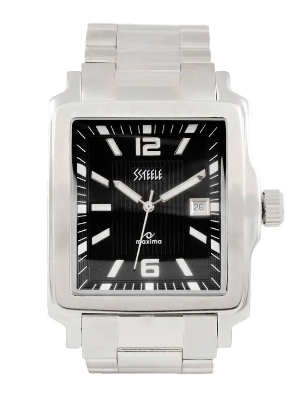Maxima Men Black Dial Watch