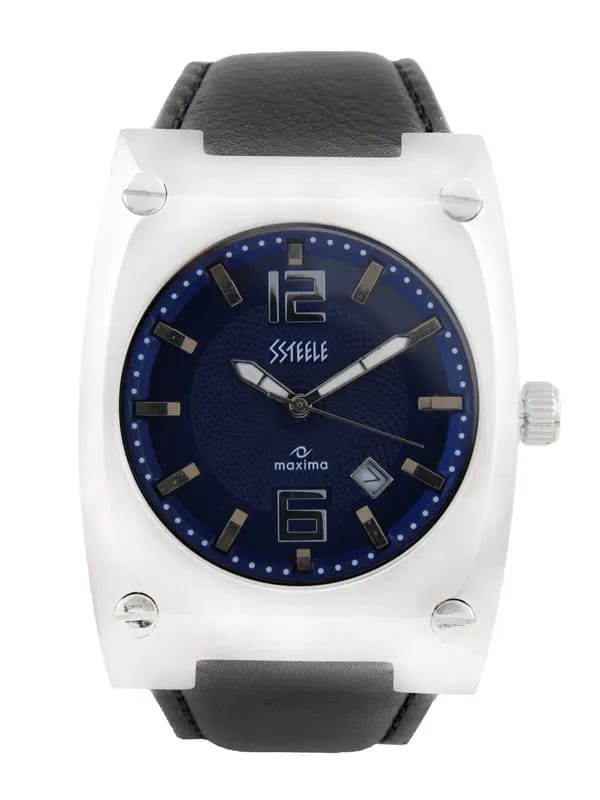 Maxima Men Blue Dial Watch