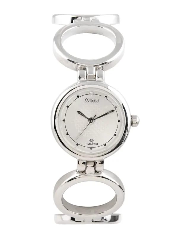 Maxima Women Silver Dial Watch