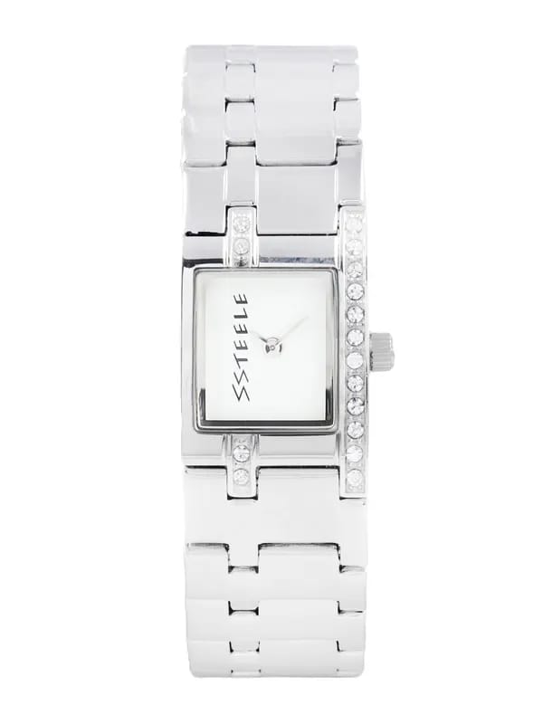 Maxima Women White Dial Watch