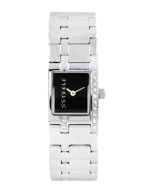 Maxima Women Black Dial Watch