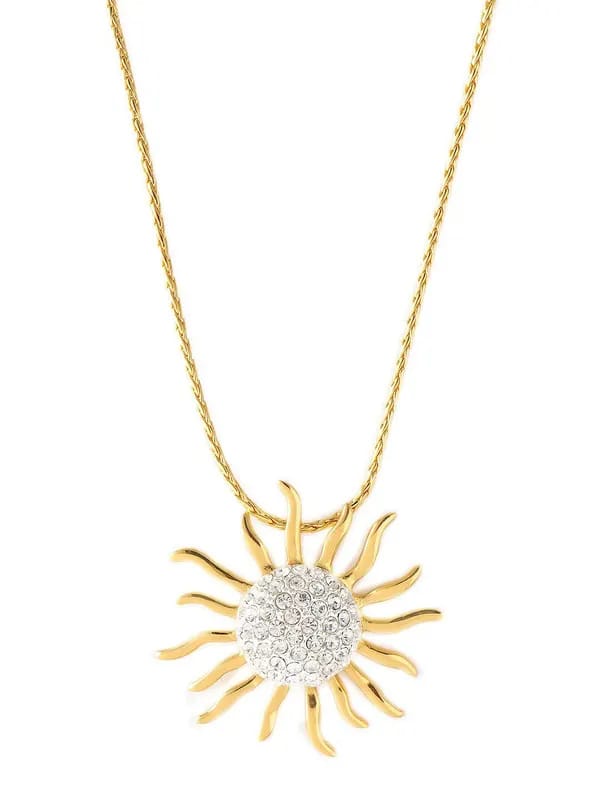 Estelle Women Gold Pendant with Chain