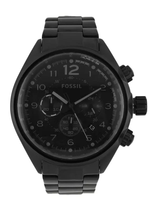 Fossil Men Quartz Black Dial Chronograph Watch CH2803