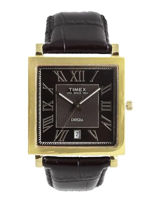 Timex Men Brown Dial Empera Watch
