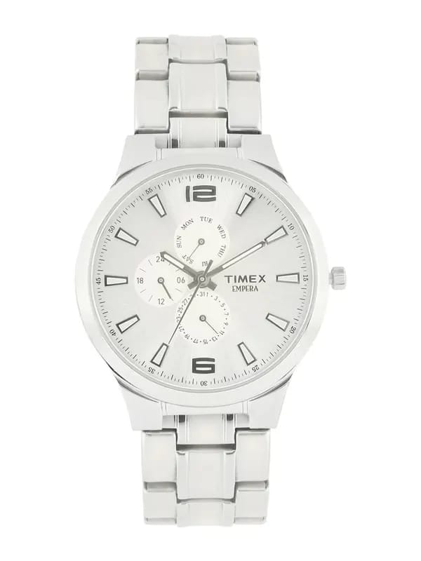 Timex Men Silver Dial Watch