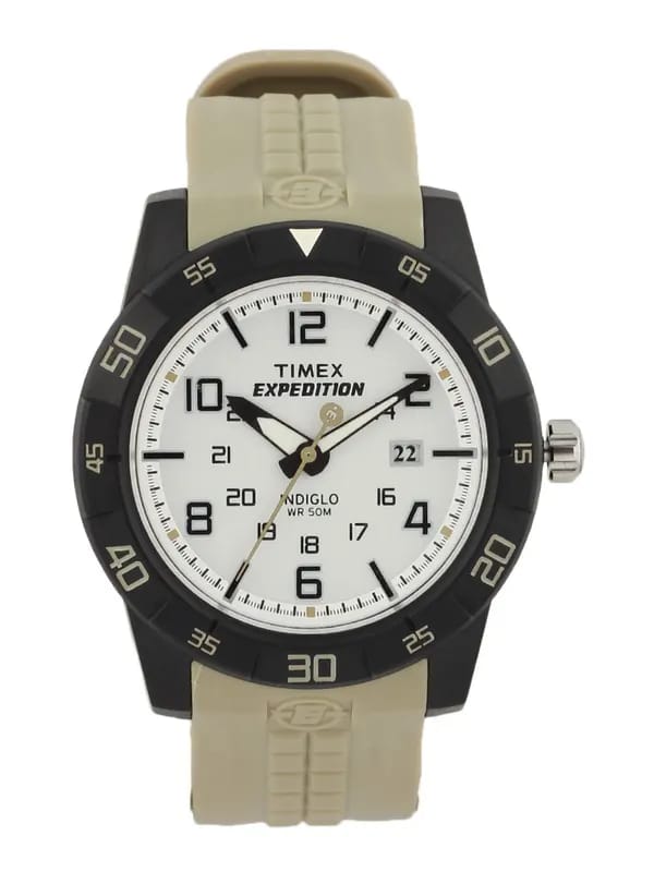 Timex Men White Dial Watch