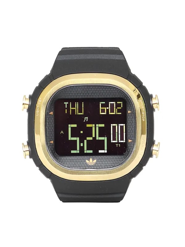ADIDAS Unisex Seoul Black Gold Watch