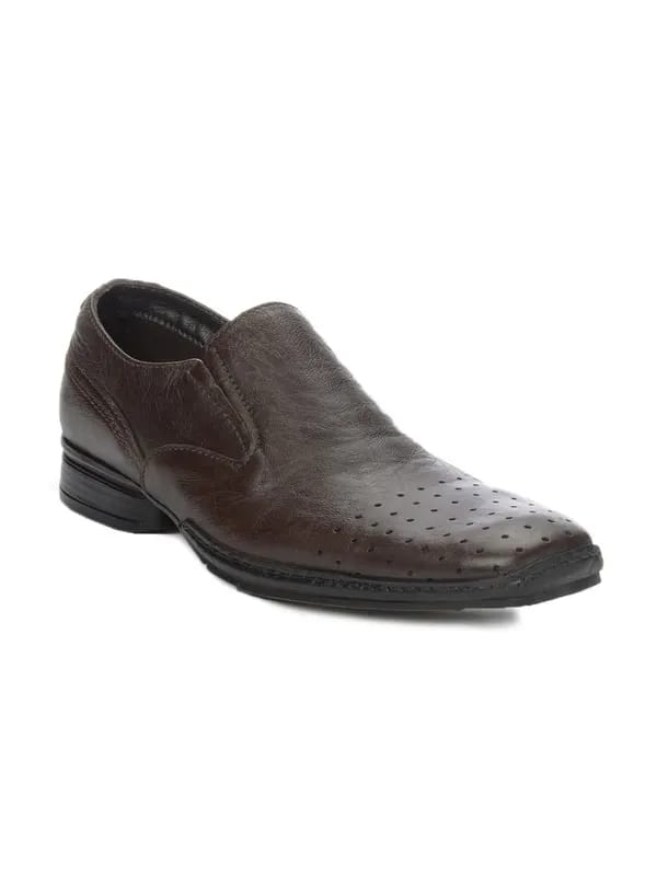 Franco Leone Men Brown Formal Shoes