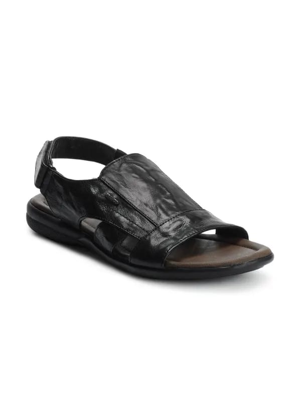 Franco Leone Men Black Sandals