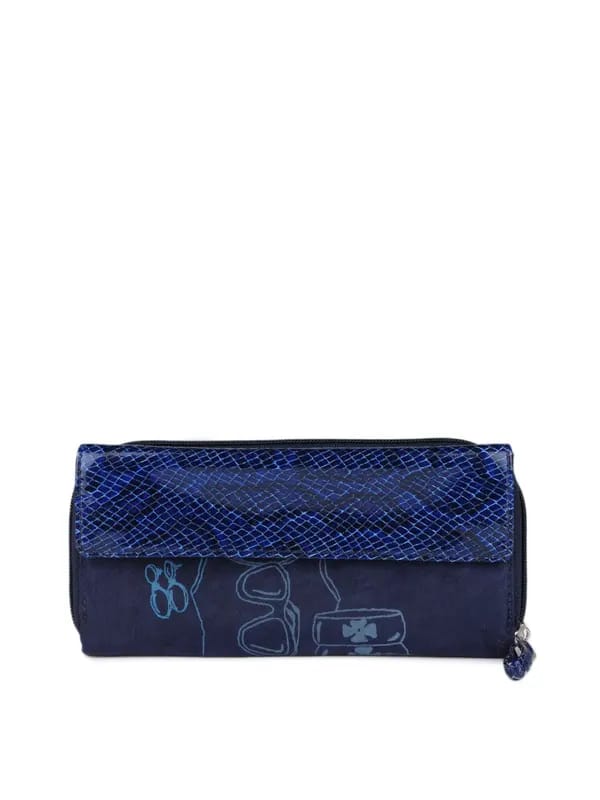 Baggit Women Blue Horris Excel Wallet