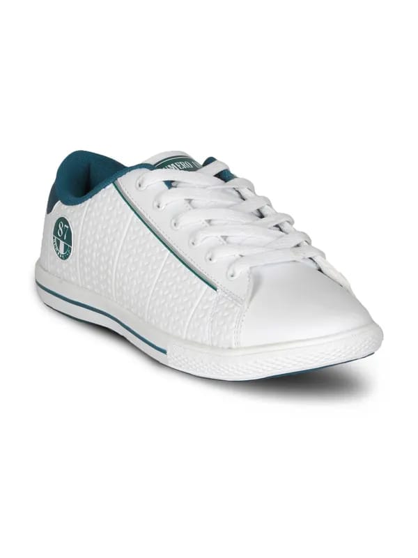 Numero Uno Men's Greenbay Whte Green Shoe