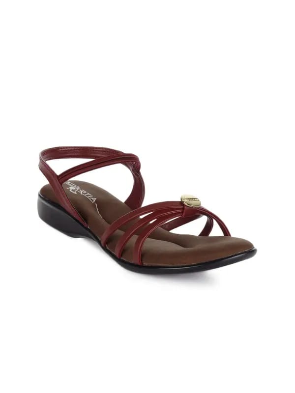 Portia Women Maroon Sandals
